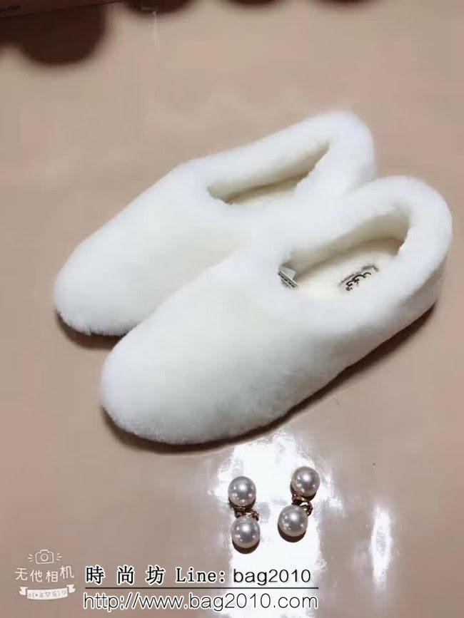 UGG 1095118 601網紅爆款 新款 羊毛一體淺口單鞋 QZS2852